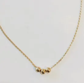 3 Ball Necklace