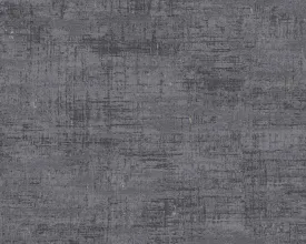 Abstract Plaster-Style Distressed Wallpaper in Black/Gold/Grey