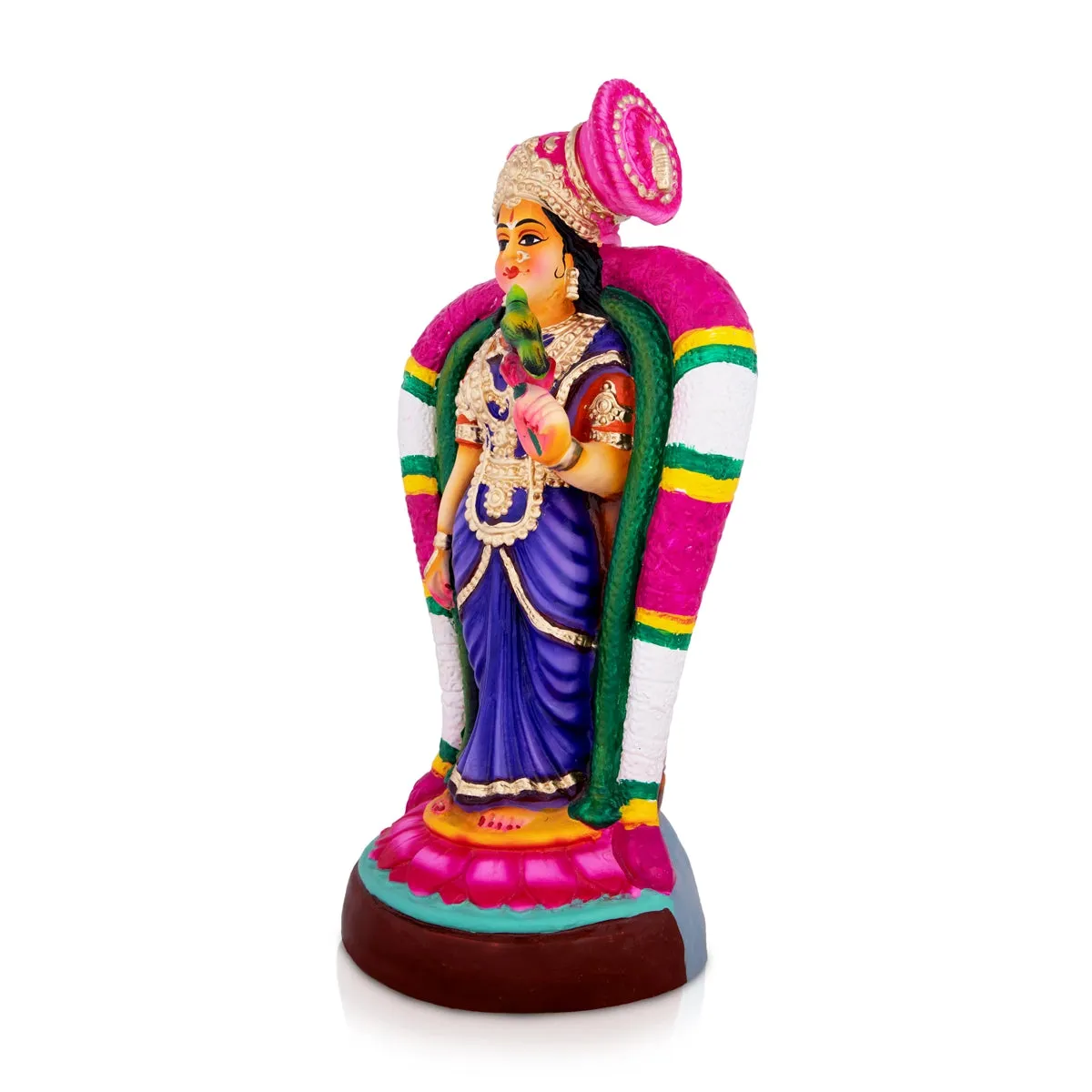 Andal Paper Mache Golu Bommai - 15 x 9 Inches | Giri Golu Doll/ Navaratri Golu Bomma/Gombe/Bommai