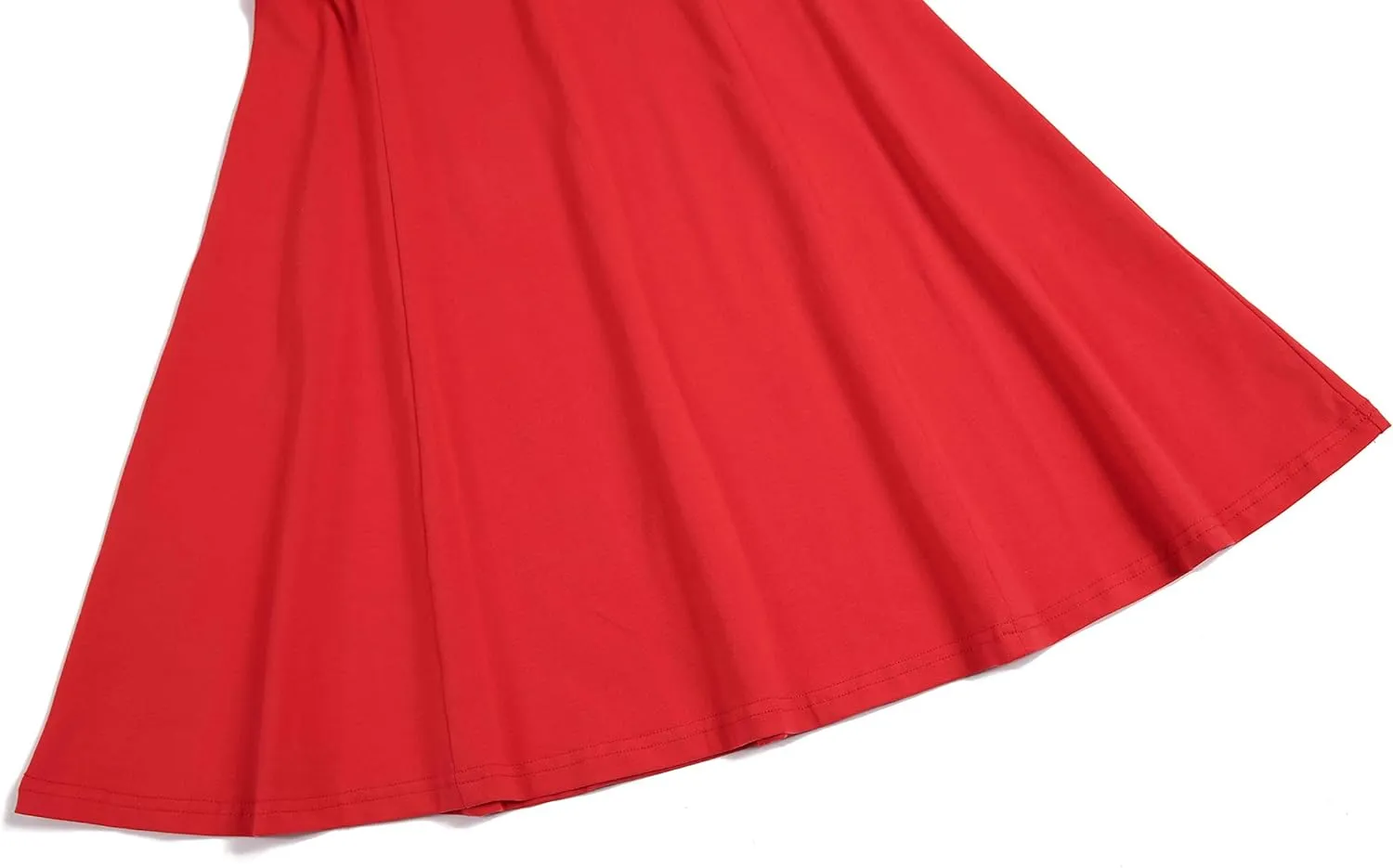 Aphratti Women's Short Sleeve Peter Pan Collar Cute Skater Dress Fit and Flare A-Line Casual Dresses