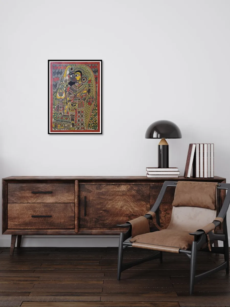 Ardhnarishwar  in Madhubani  from Naina Creation