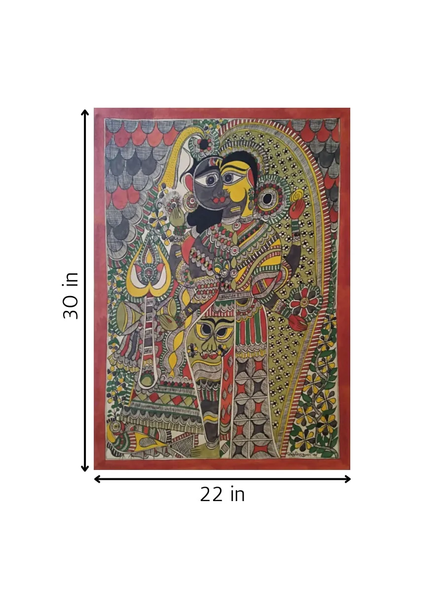 Ardhnarishwar  in Madhubani  from Naina Creation