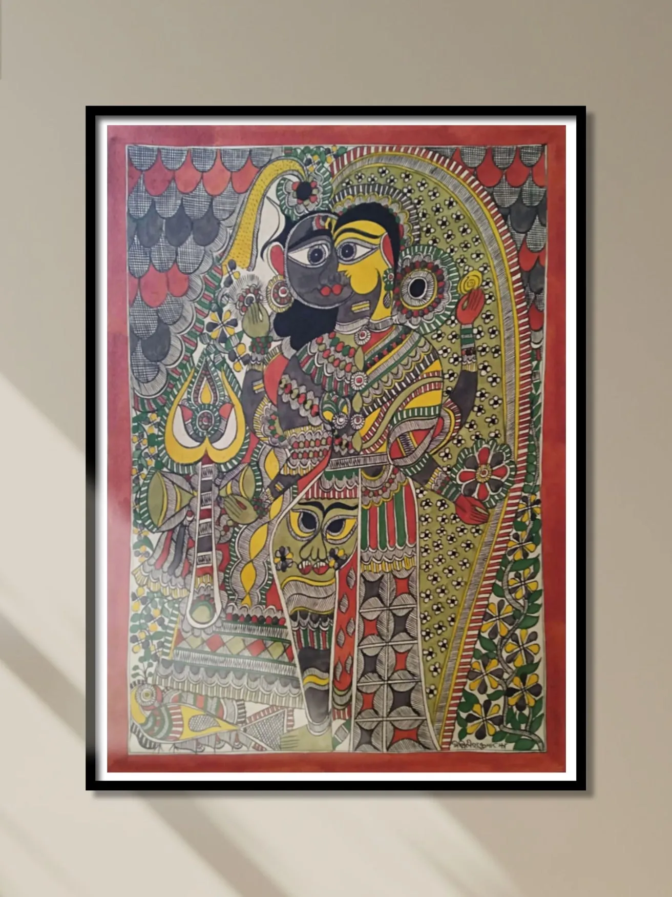 Ardhnarishwar  in Madhubani  from Naina Creation