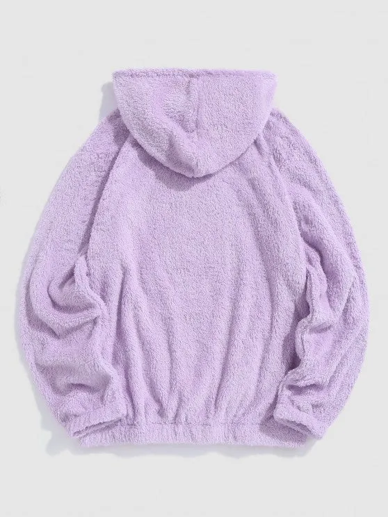 Bear Pattern Hoodie And Pants Set