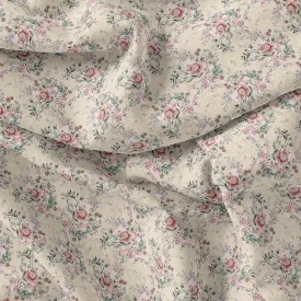 Big Floral Chintz Allover Digital Printed Fabric
