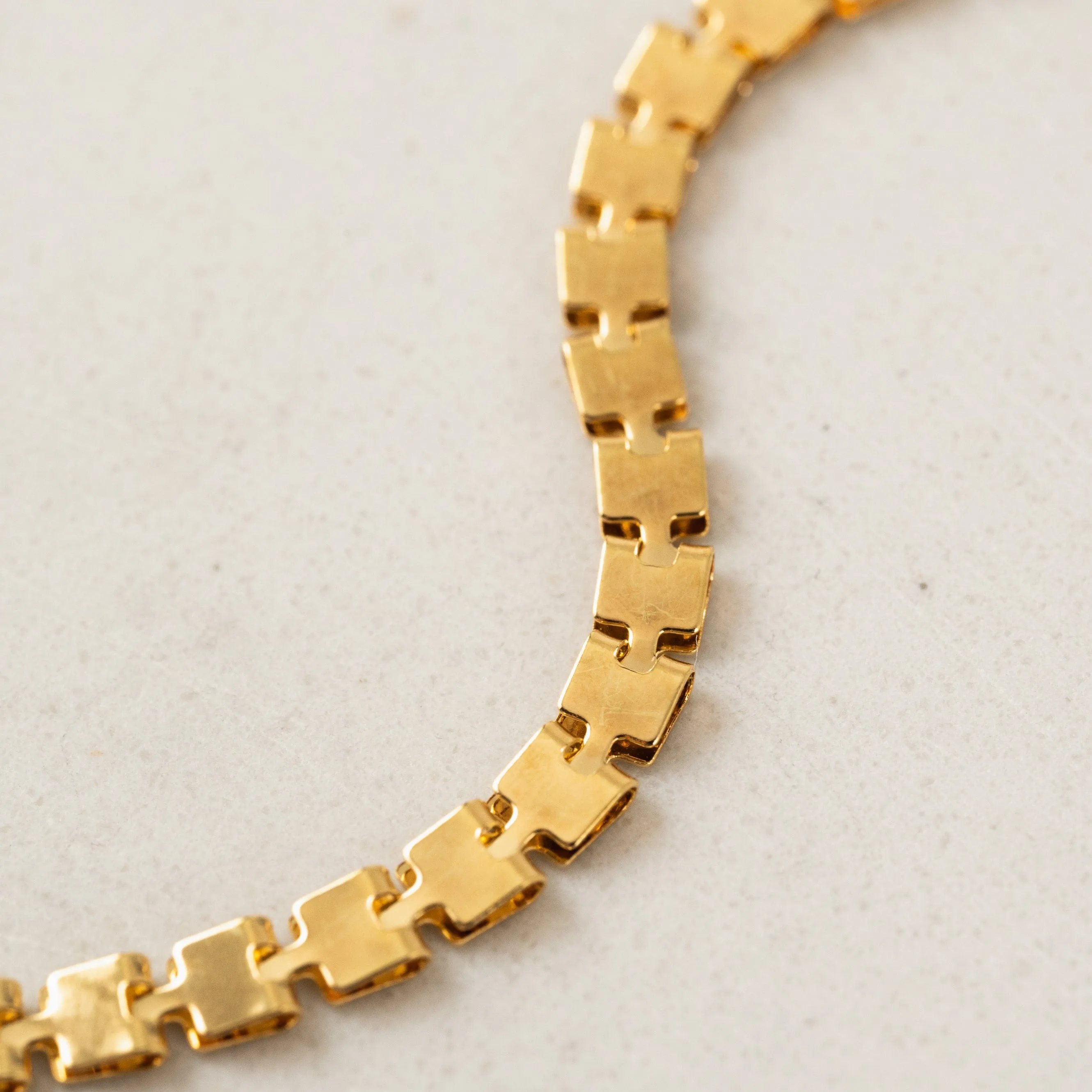 Bowie Chain Bracelet Gold