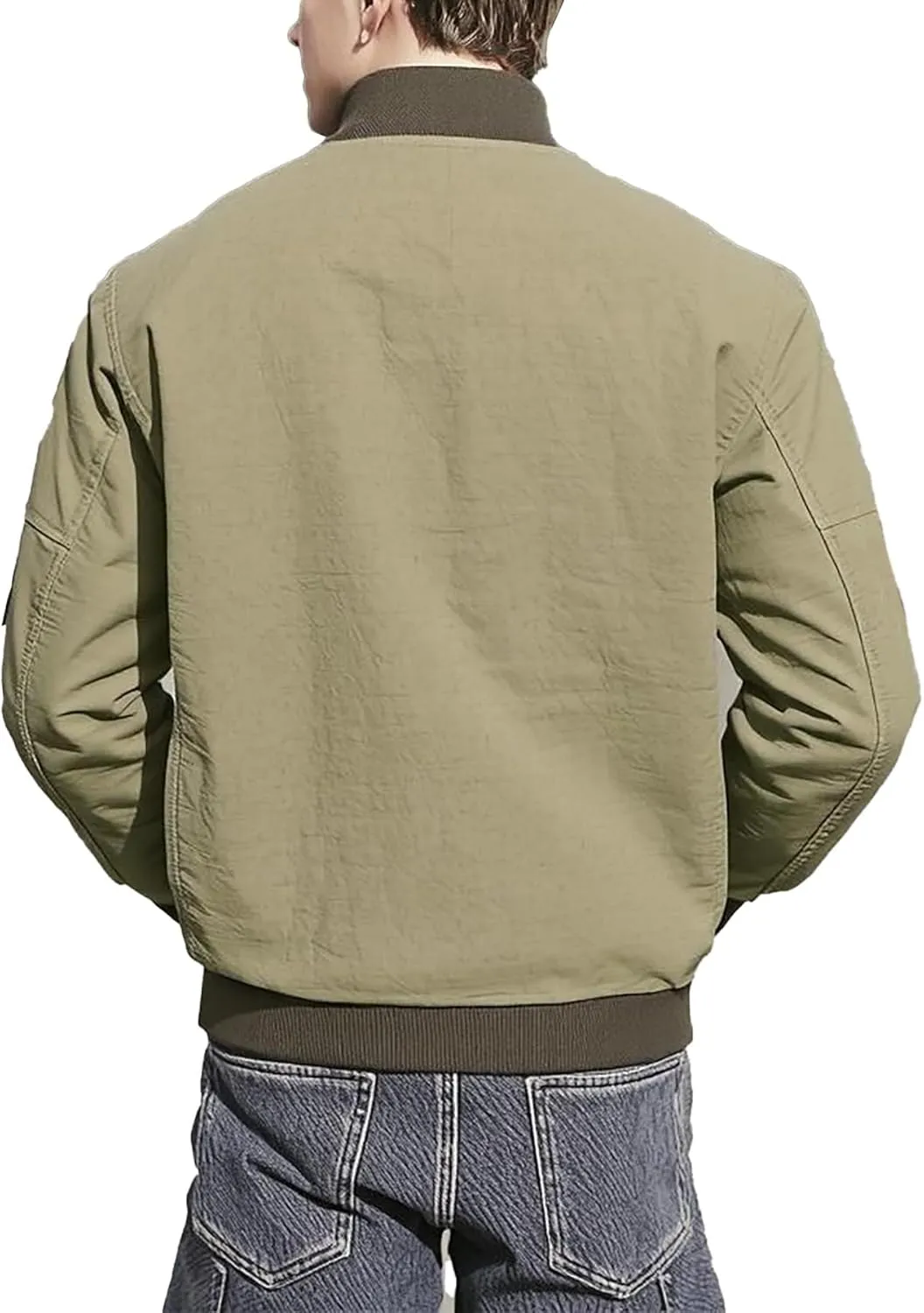 Brad Fury Don Collier Aviator Tanker WWII Military Cotton Bomber Jacket