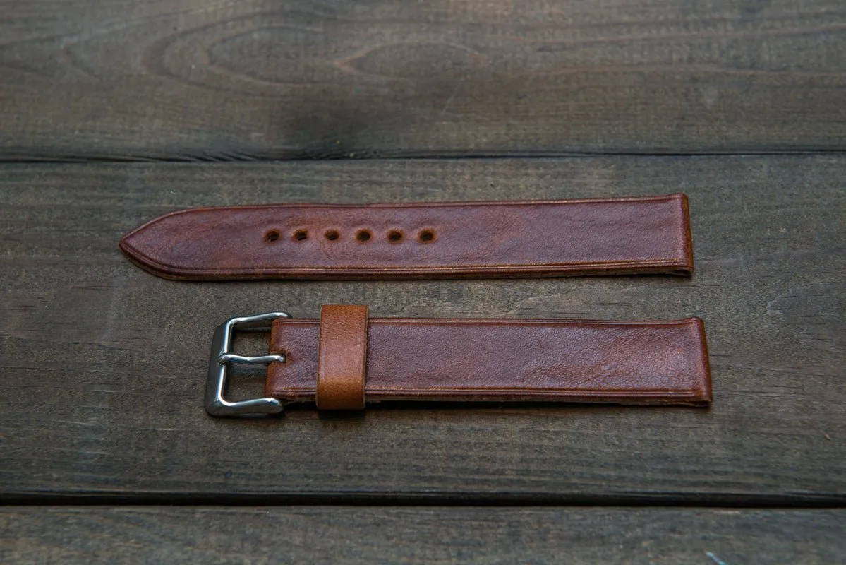 Buttero leather watch strap, handmade in Finland - 10mm, 12 mm, 14 mm, 16mm, 17 mm, 18mm, 19 mm, 20mm, 21mm, 22mm, 23 mm,  24mm, 25 mm, 26 mm.