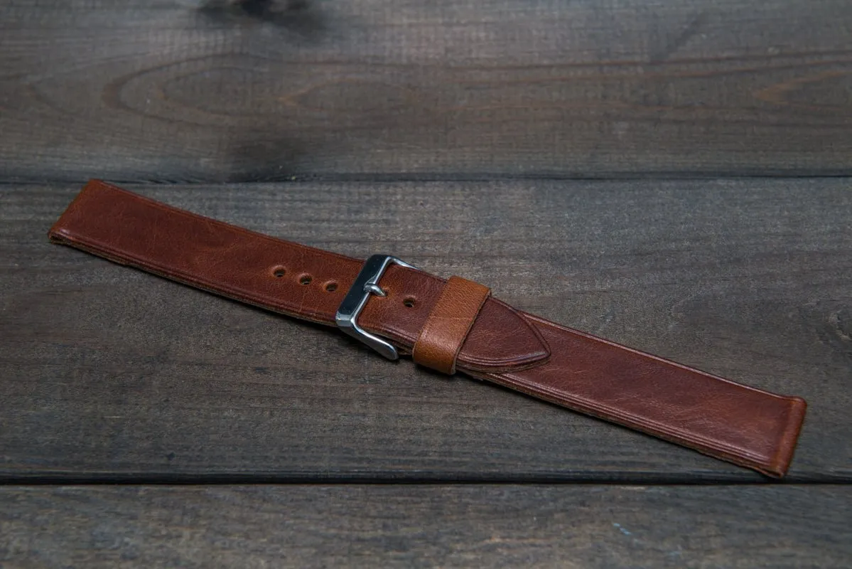 Buttero leather watch strap, handmade in Finland - 10mm, 12 mm, 14 mm, 16mm, 17 mm, 18mm, 19 mm, 20mm, 21mm, 22mm, 23 mm,  24mm, 25 mm, 26 mm.