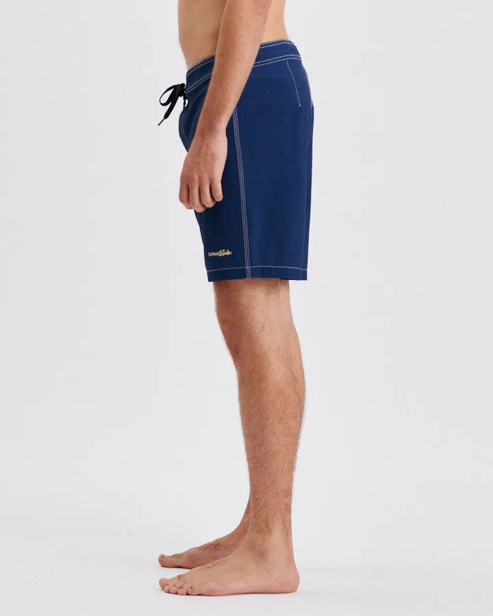 Cahoots 17" Boardshort - Worker Blue