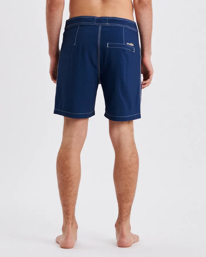 Cahoots 17" Boardshort - Worker Blue