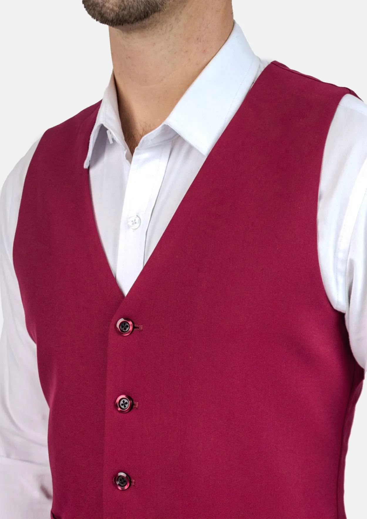 Claret Red Vest