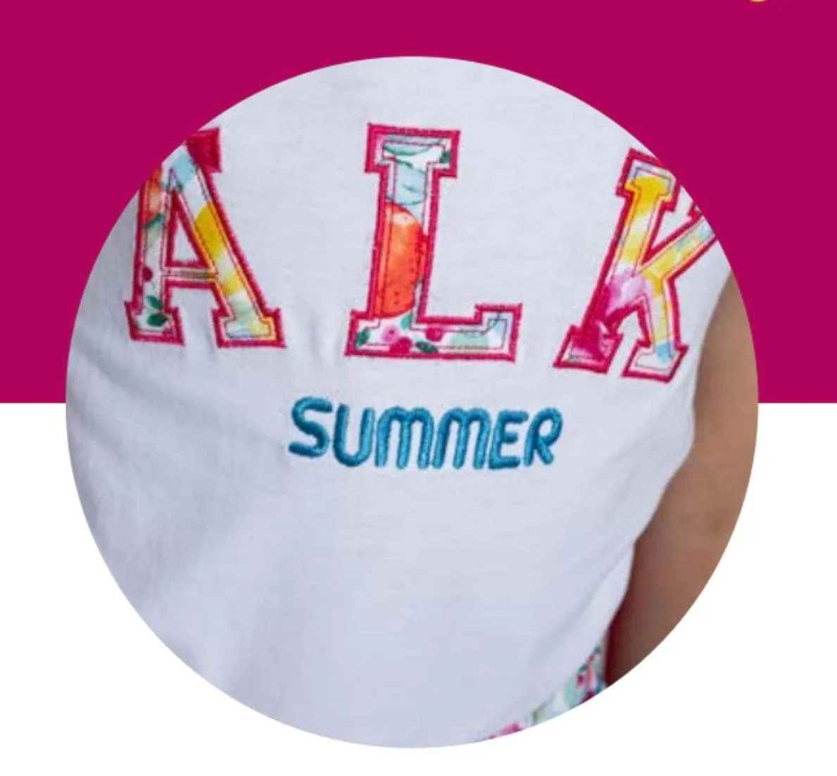 CLEARANCE DEAL - Alhuka Summer - Paris Floral Print Shorts & T-Shirt Set & Headband