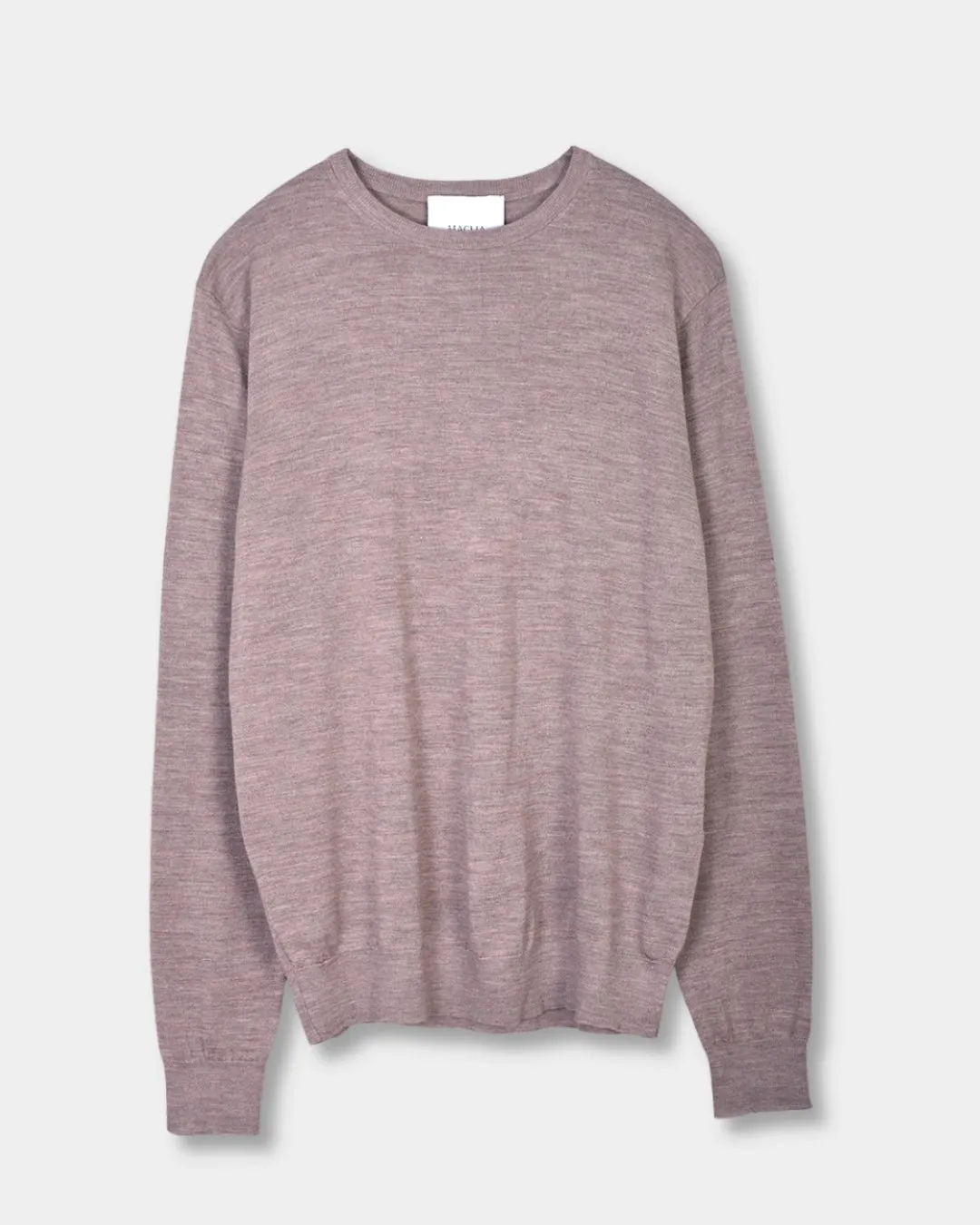 Crewneck Silk/Cashmere - Beige
