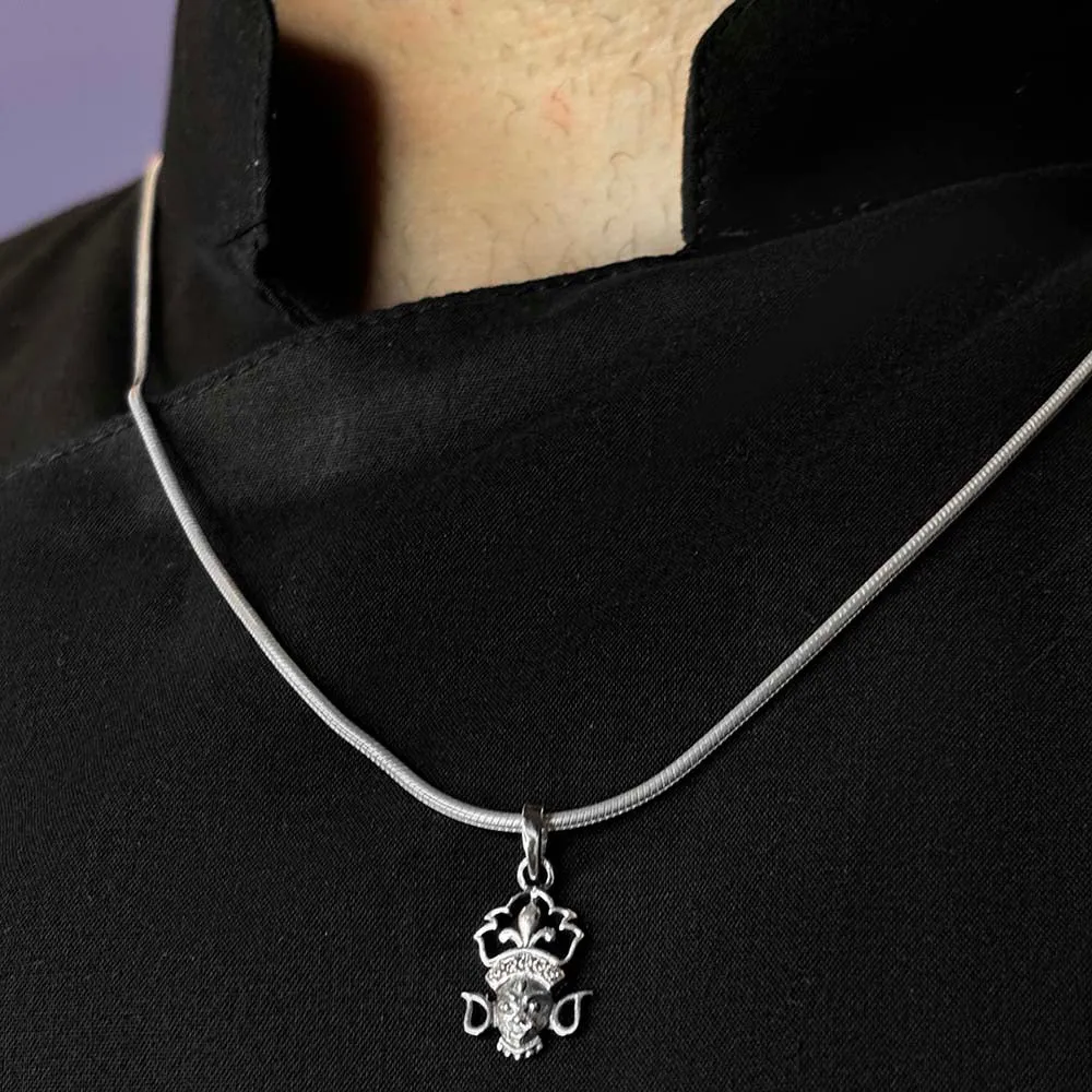 Divine Mata Rani Pendant in 92.5 Sterling Silver