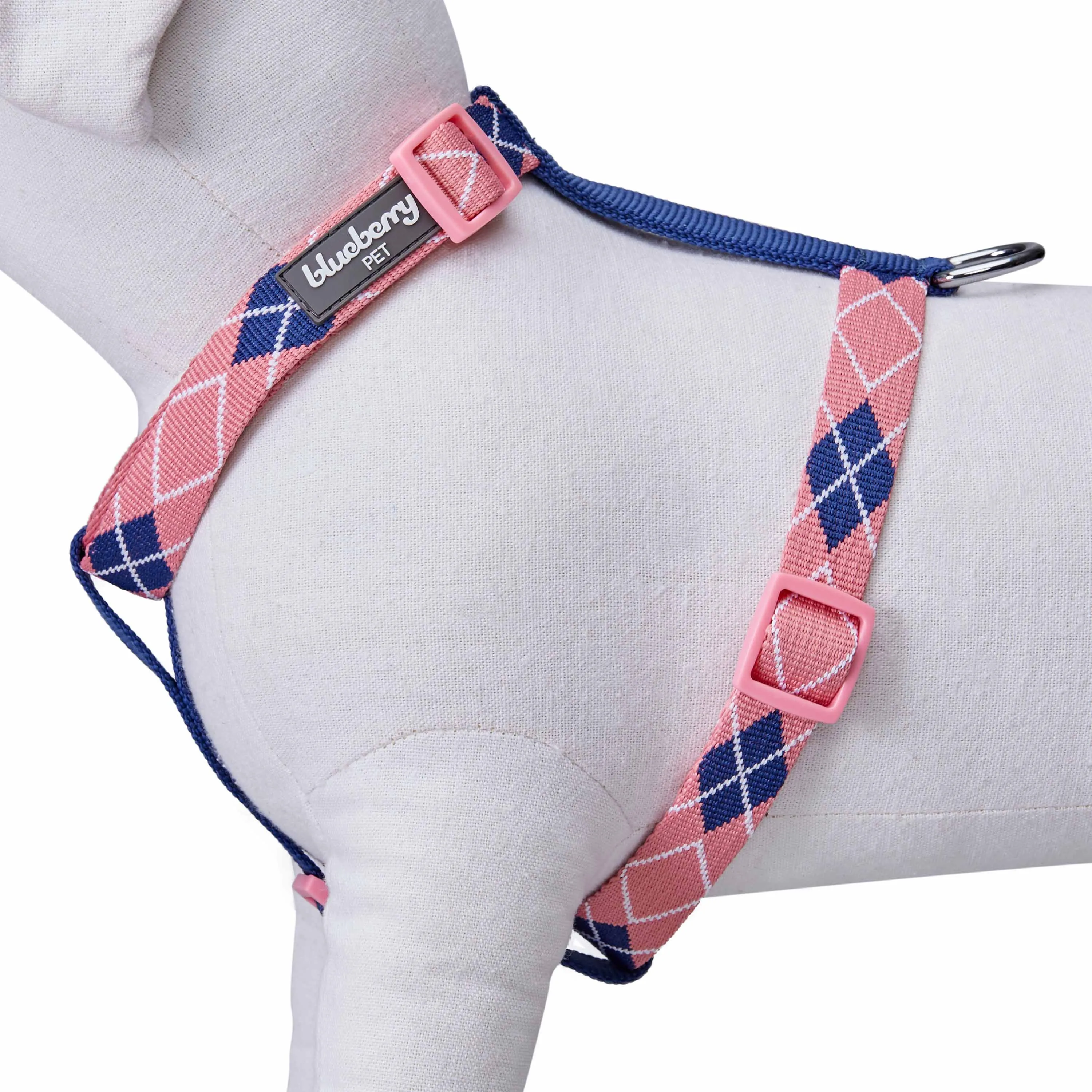 Dog Harness in Scottish Argyle