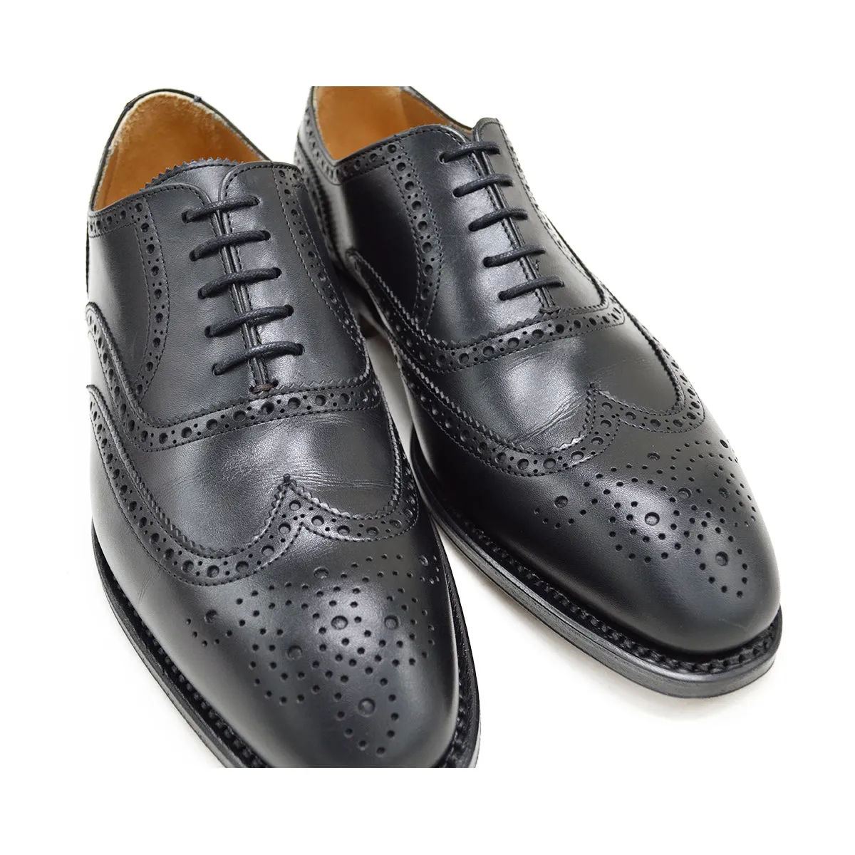 FACTORY SECOND Berwick 1707 Brogue (5215) - Black