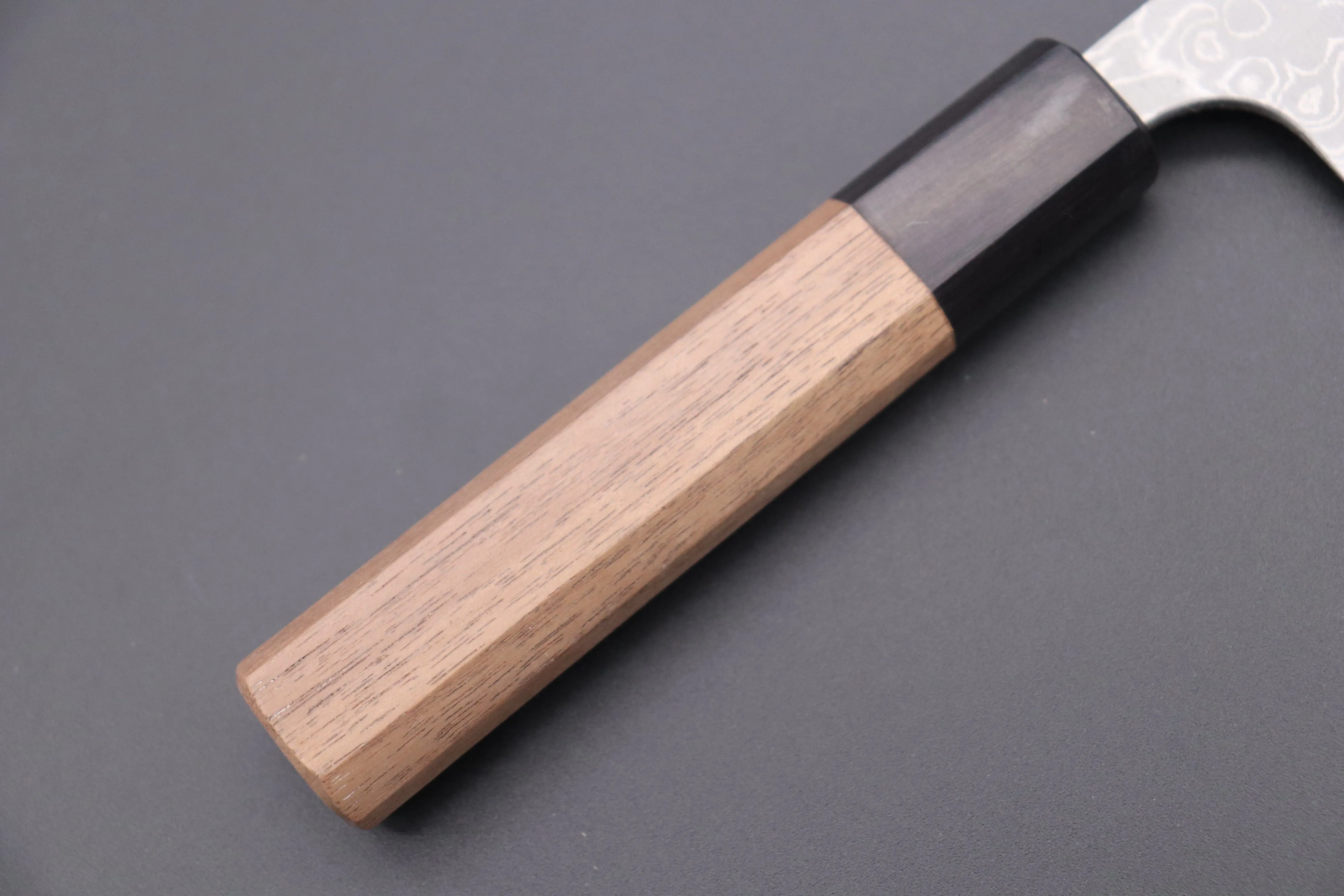 Fu-Rin-Ka-Zan Aogami Super Custom Damascus Series Wa Petty (120mm and 150mm, Octagonal Walnut Wood Handle, 2 sizes)