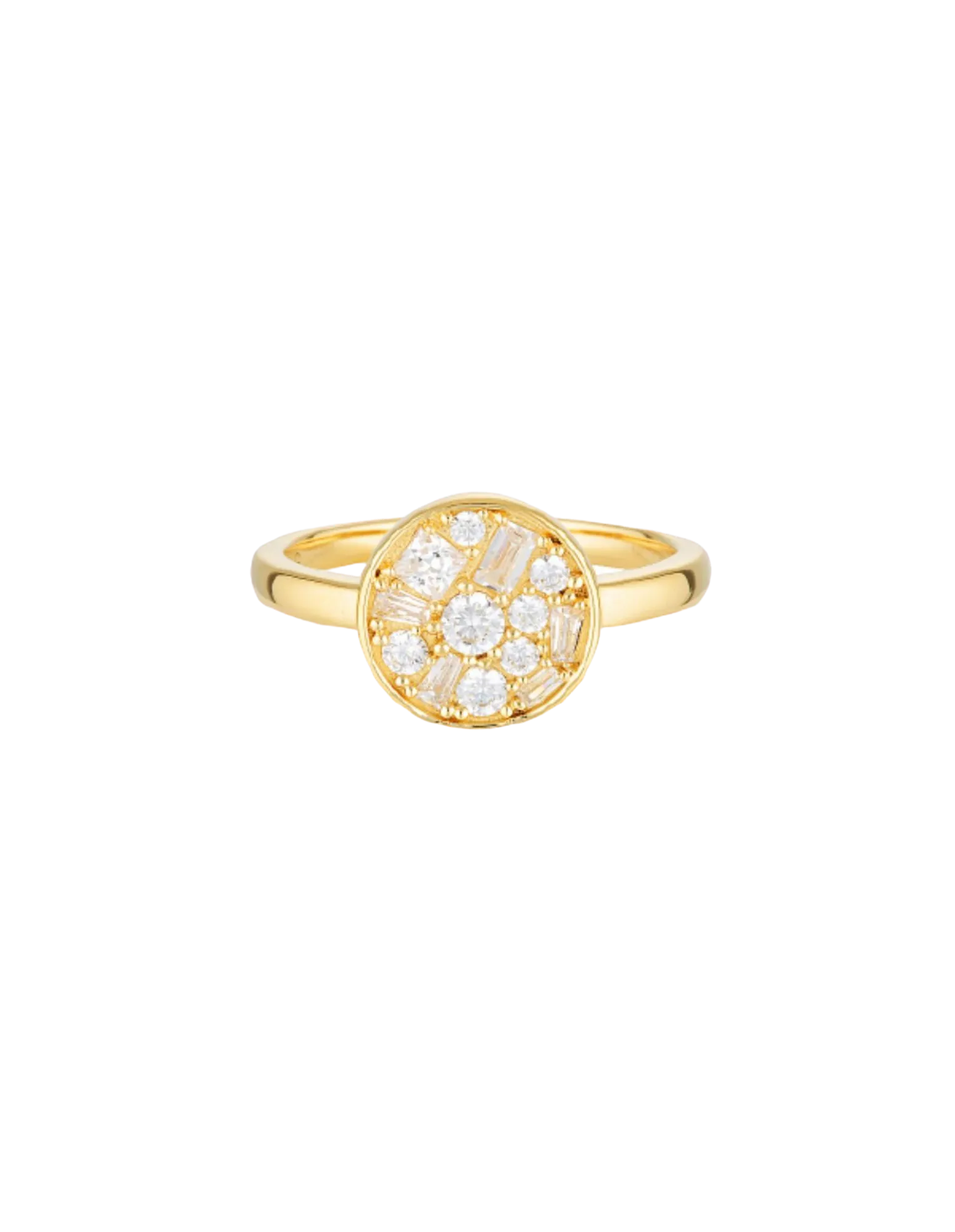 Georgini Mosaic Disc Ring - Gold