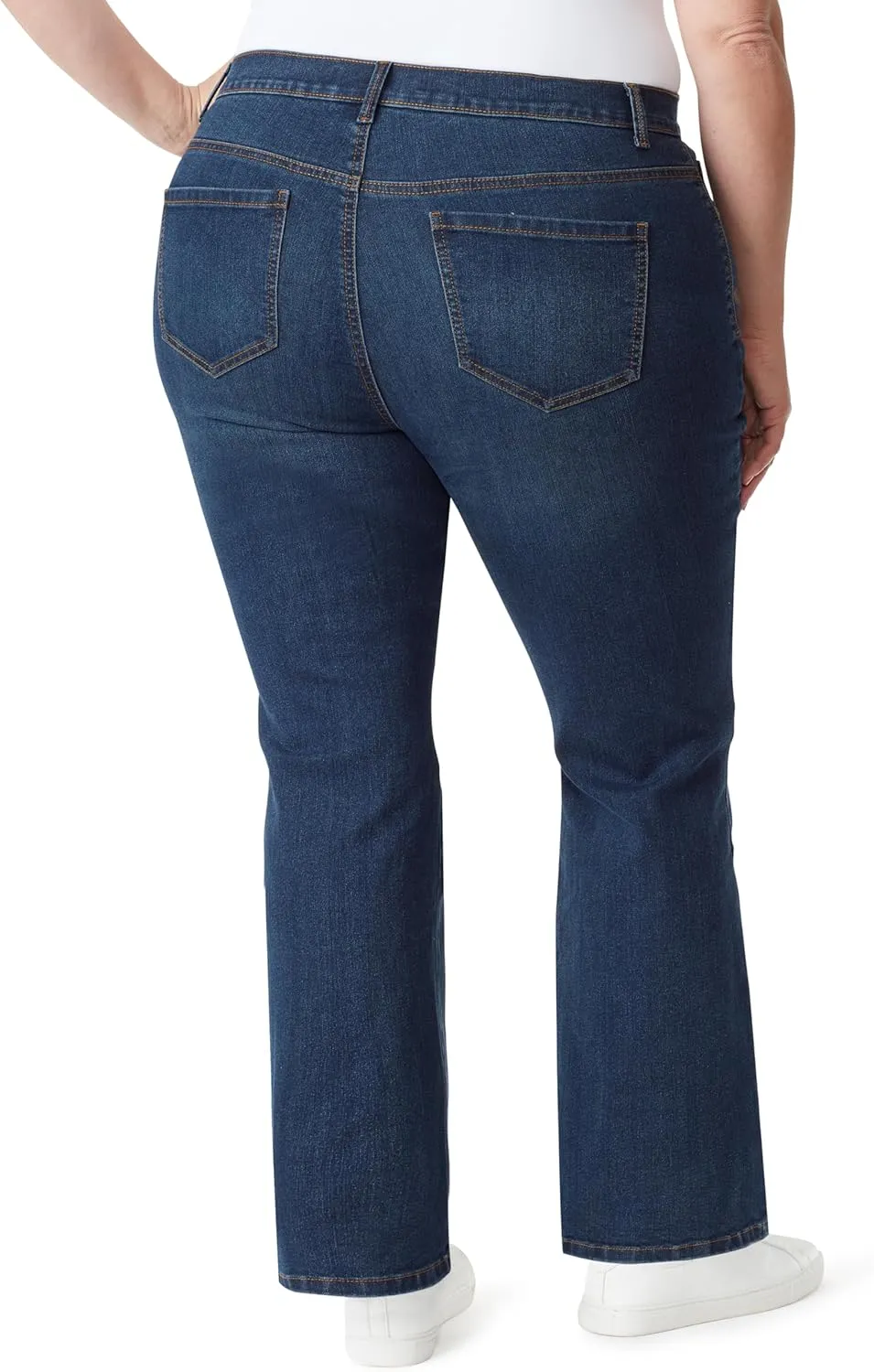 Gloria Vanderbilt Women's Amanda High Rise Boot Cut Jean Plus