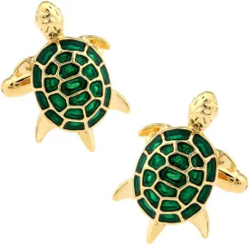 Gold Turtle Cufflinks