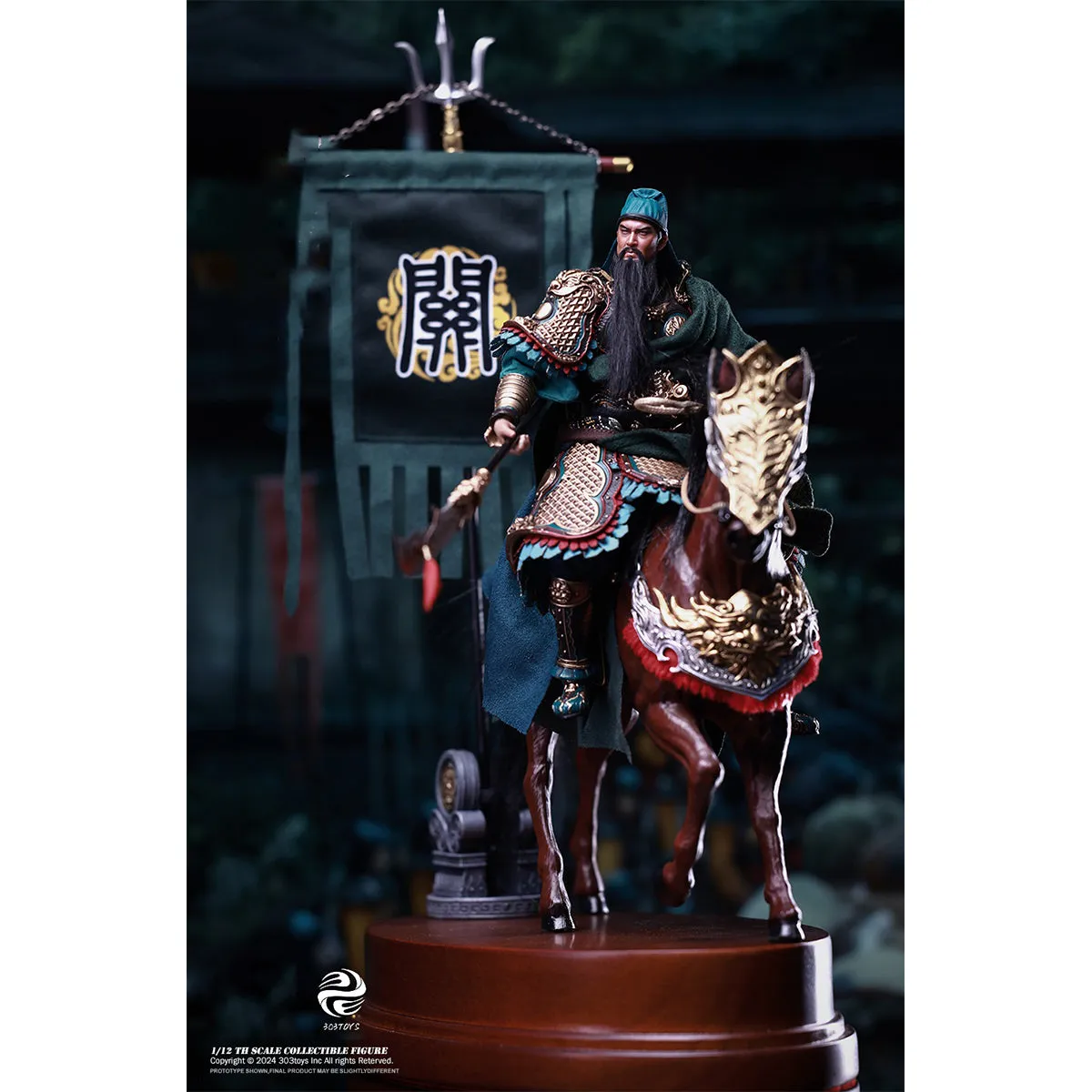 HiPlay 303TOYS Riding Alone For Thousands Of Miles: Guan Yu Yunchang Action Figure WF2024 Event Edition