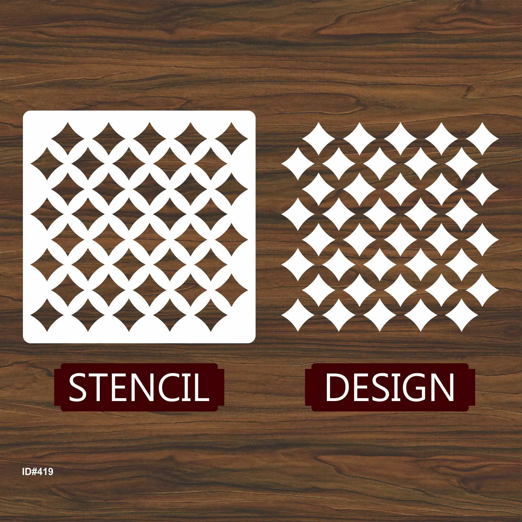 Japanes Traditional Pattern Stencil Reusable Stencil For Canvas And Wall Painting.ID #419