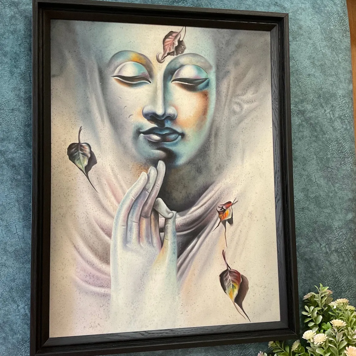 Lord Buddha Handmade Oil Painting - Wall Decor
