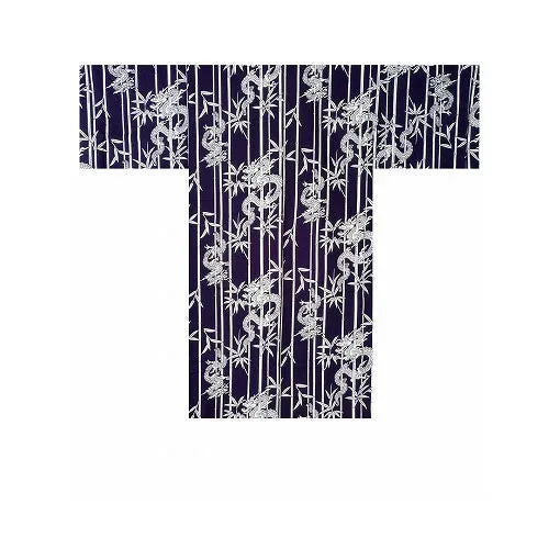 Men's Yukata: Bamboo Dragon