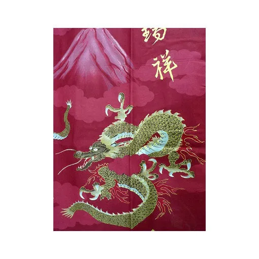 Men's Yukata: Mount Fuji Dragon