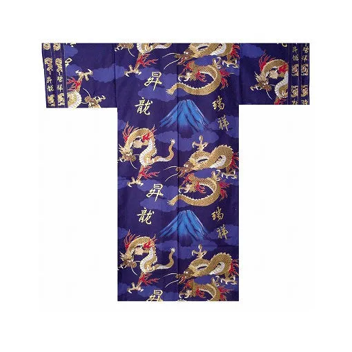 Men's Yukata: Mount Fuji Dragon