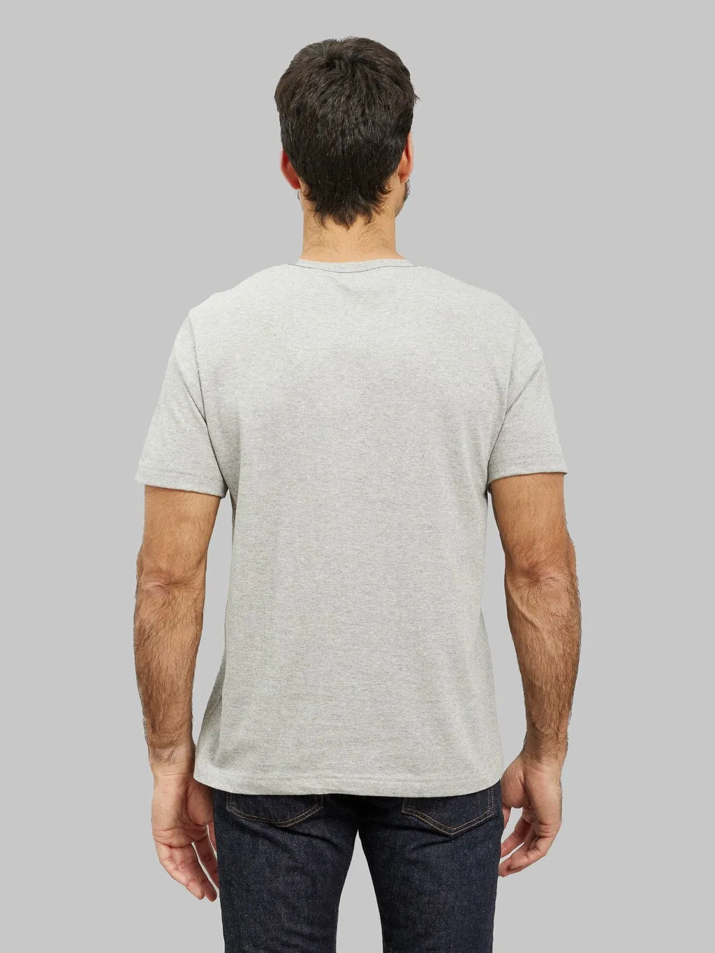 Merz b. Schwanen 1950s 5.5oz Loopwheeled Classic Fit T-Shirt Grey Melange