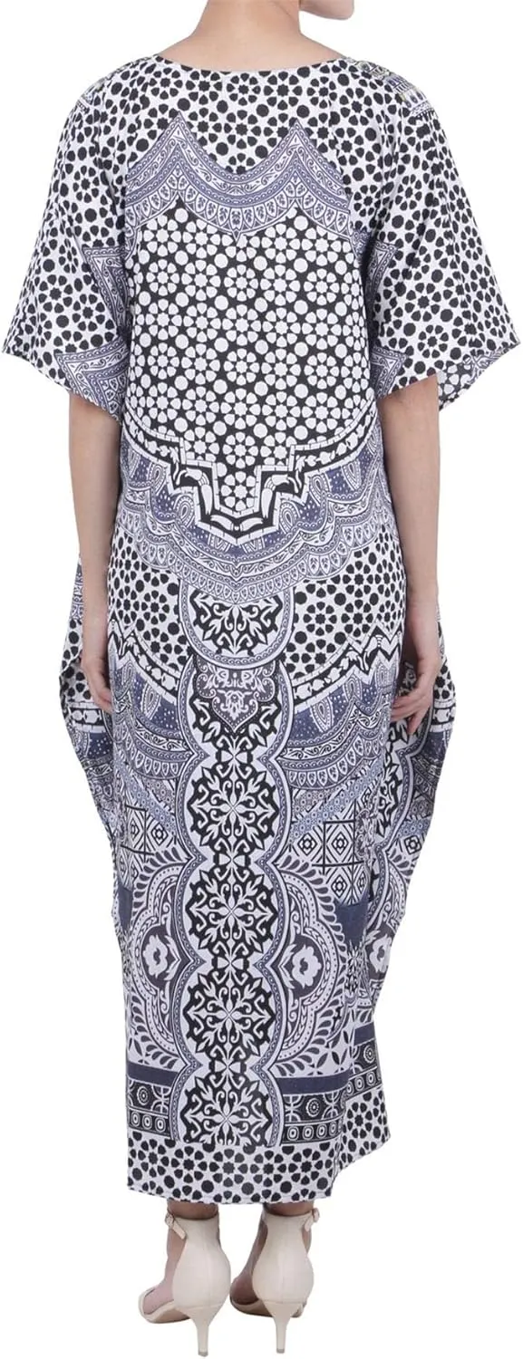 Miss Lavish London Elegant Kaftan Dresses for Women -Plus Size African Dubai & Moroccan Kaftans