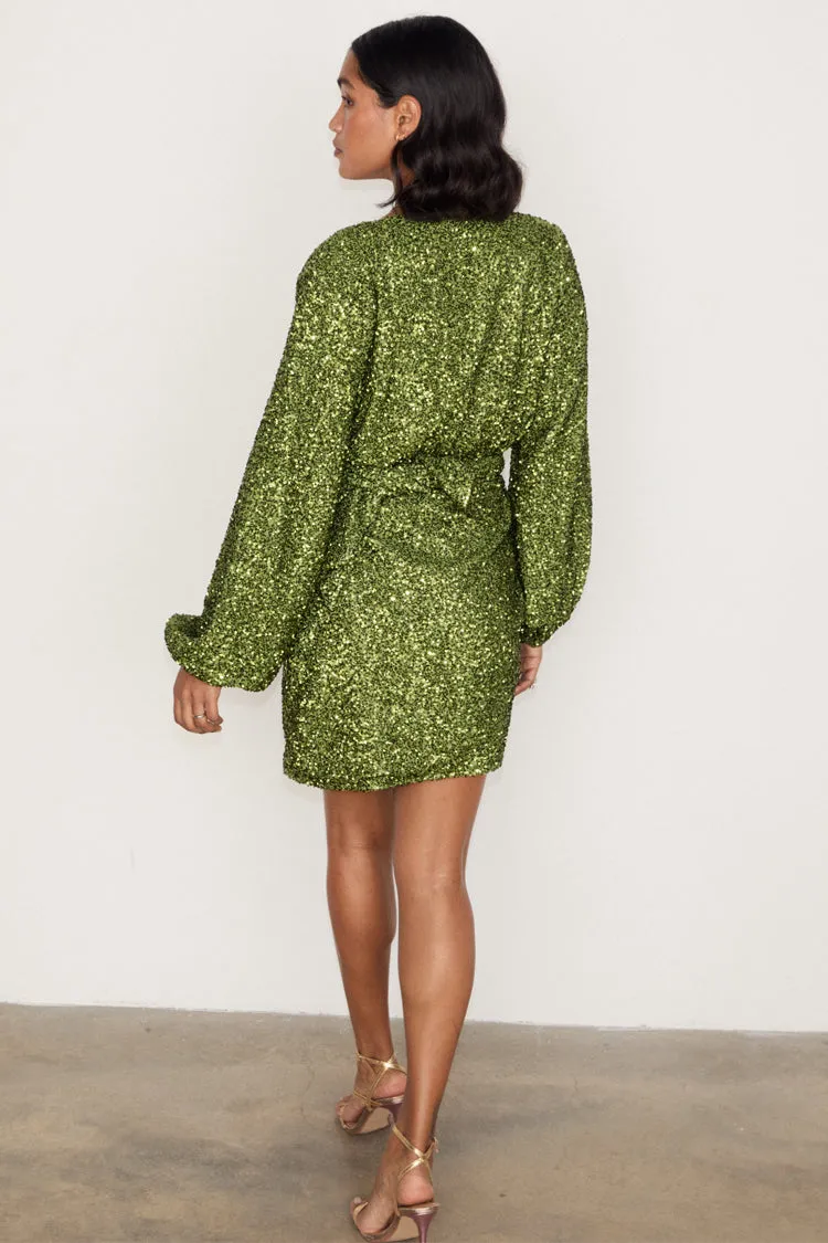 Olive Sequin Mini Vienna