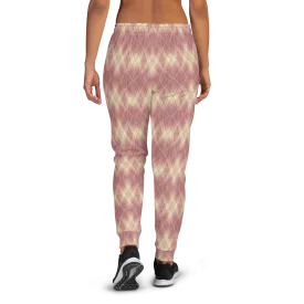 Recursia Argyle Rewired II Women's Joggers In Pink