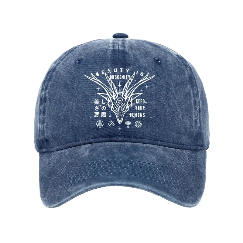 Tokyo-Tiger Beautiful Devil Japanese Washed Cap