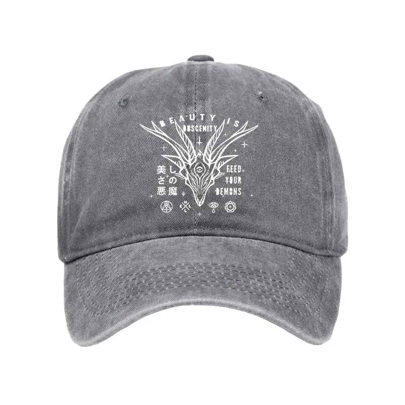 Tokyo-Tiger Beautiful Devil Japanese Washed Cap