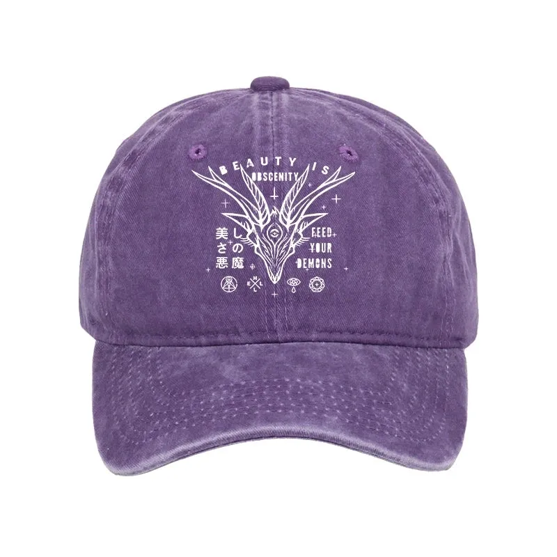 Tokyo-Tiger Beautiful Devil Japanese Washed Cap