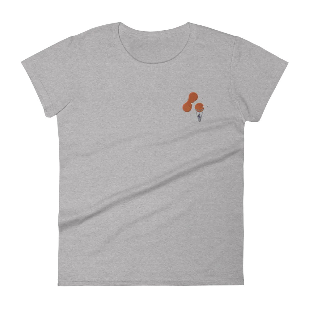 Women's Embroidered T-shirt - Adaptavist Balloon Design