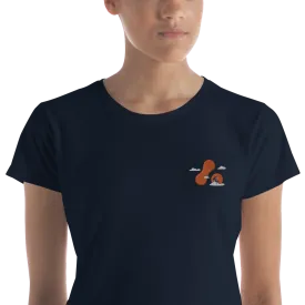 Women's Embroidered T-shirt - Adaptavist Cloud Design