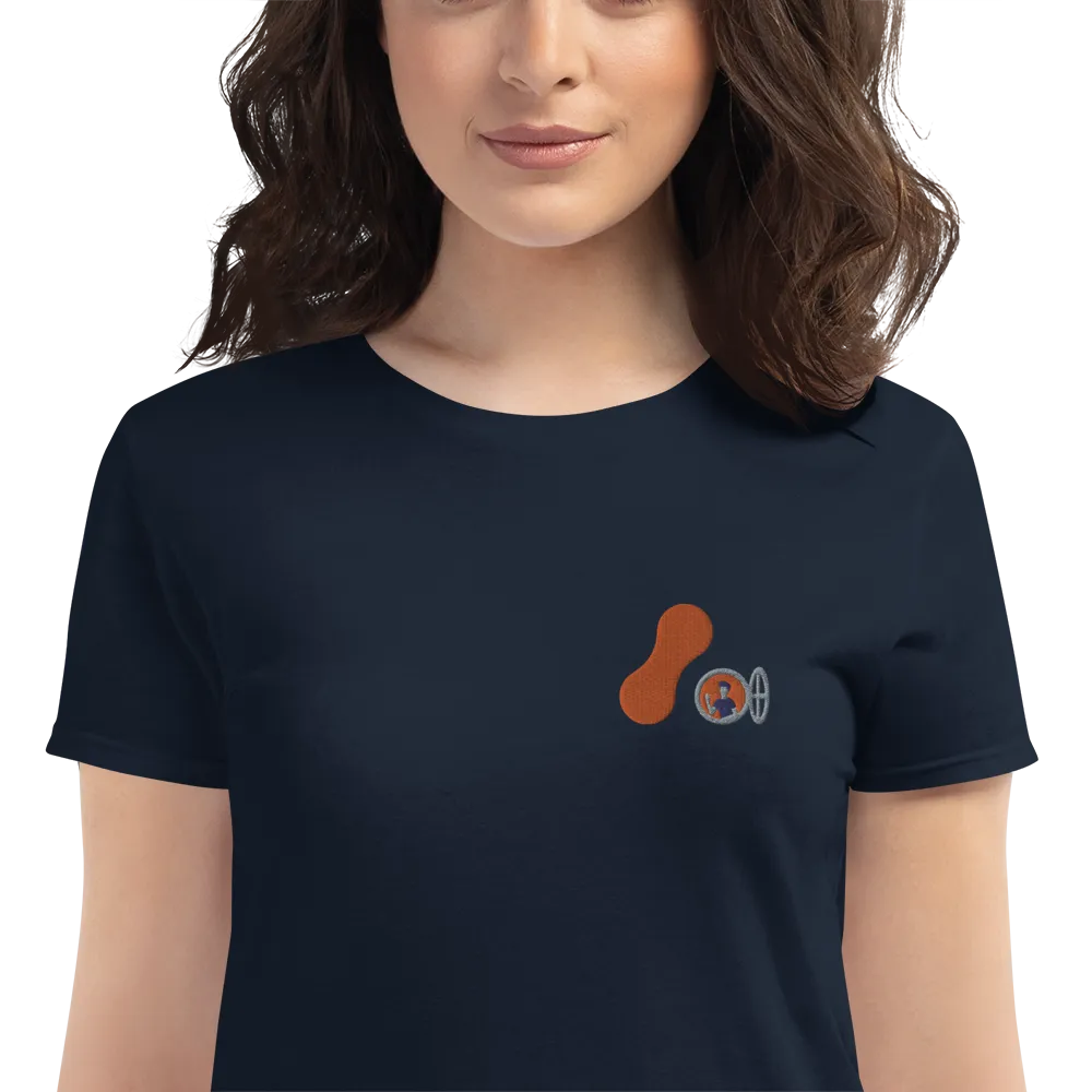 Women's Embroidered T-shirt - Adaptavist Hello Design