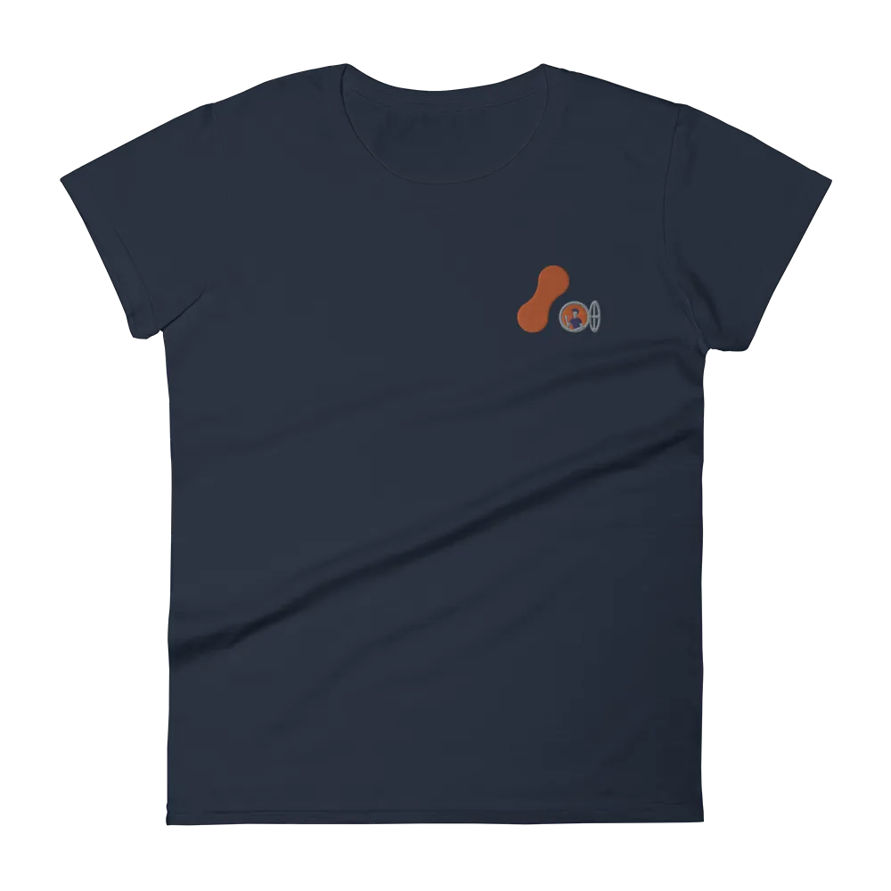 Women's Embroidered T-shirt - Adaptavist Hello Design