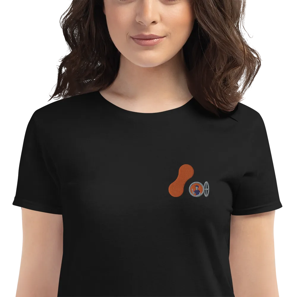 Women's Embroidered T-shirt - Adaptavist Hello Design