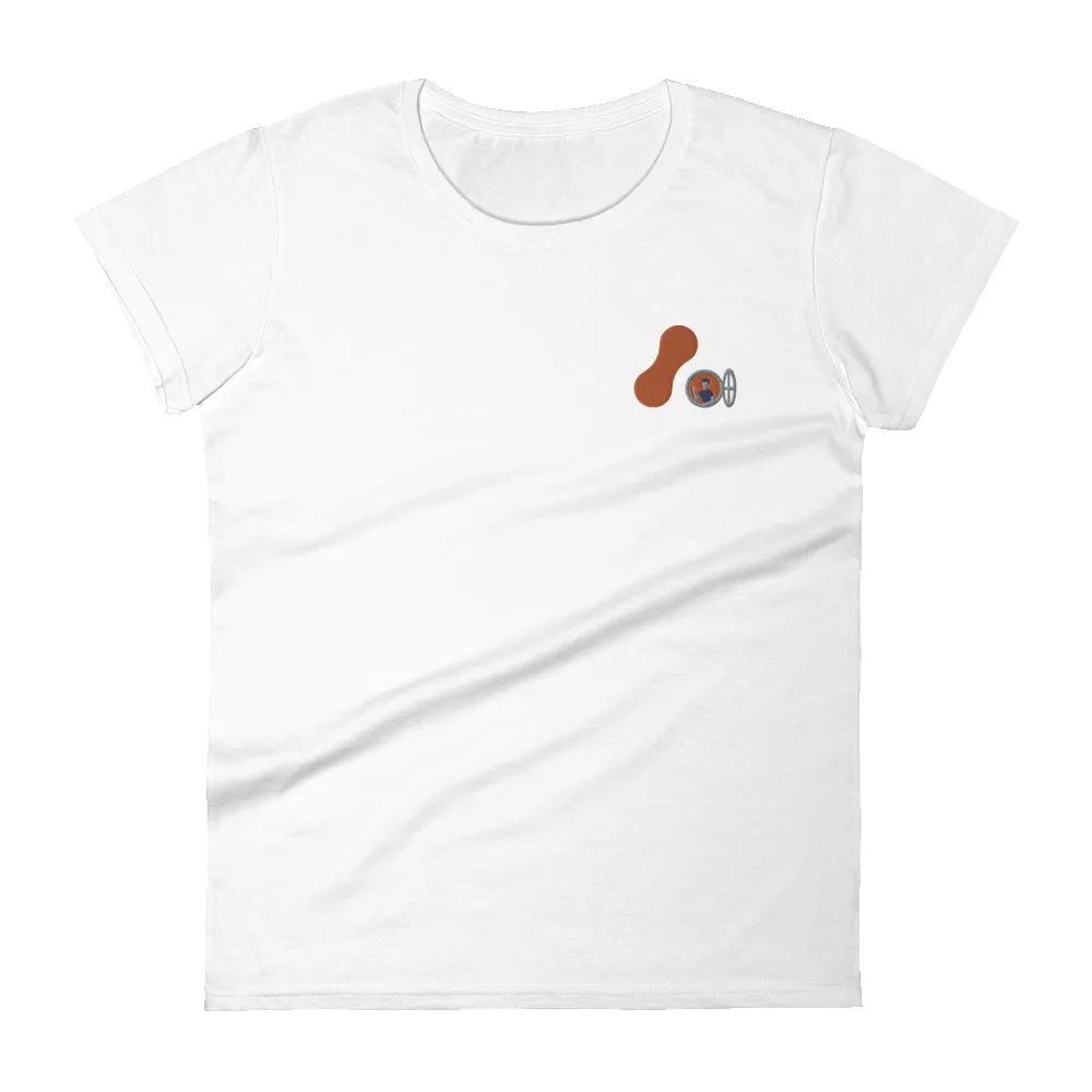 Women's Embroidered T-shirt - Adaptavist Hello Design