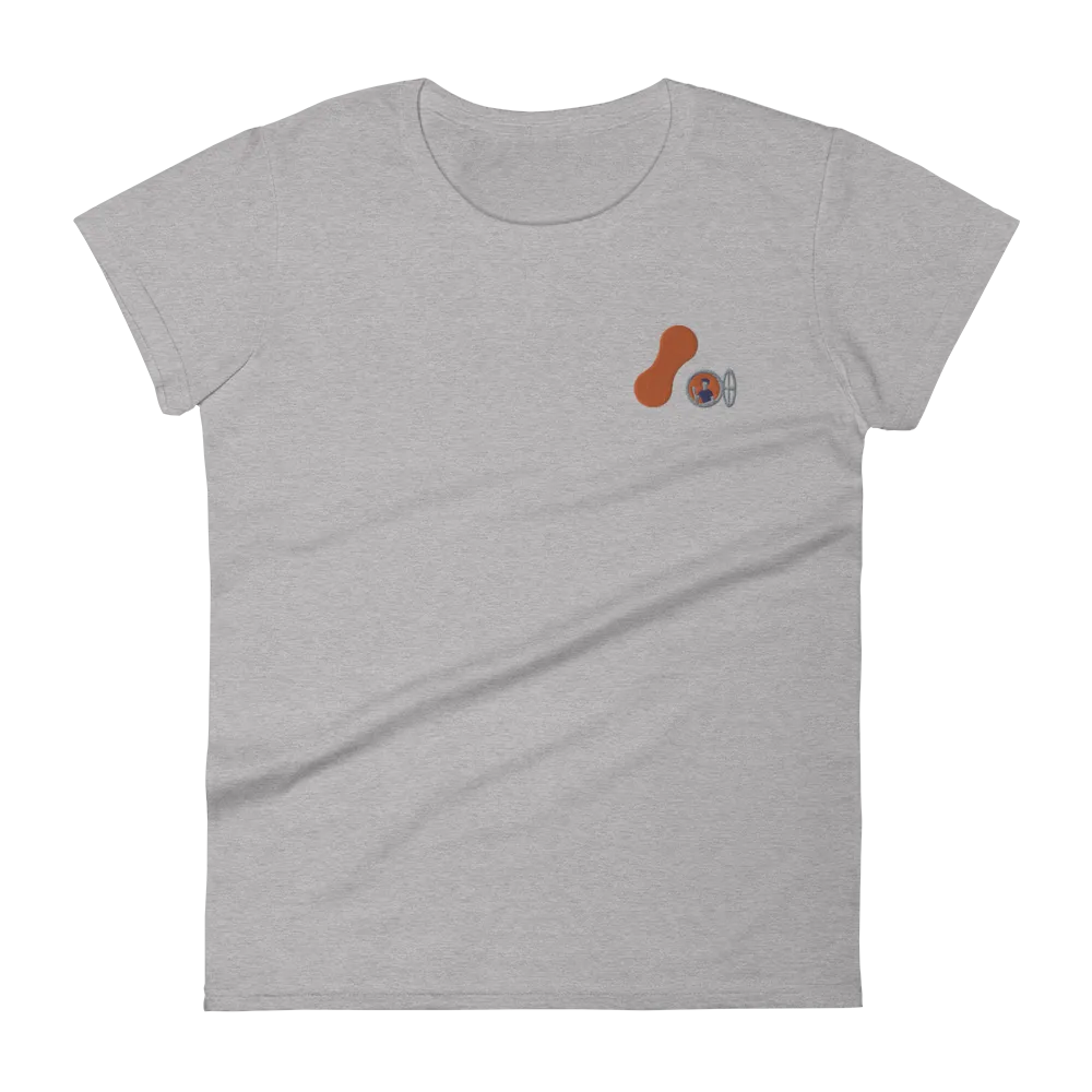 Women's Embroidered T-shirt - Adaptavist Hello Design