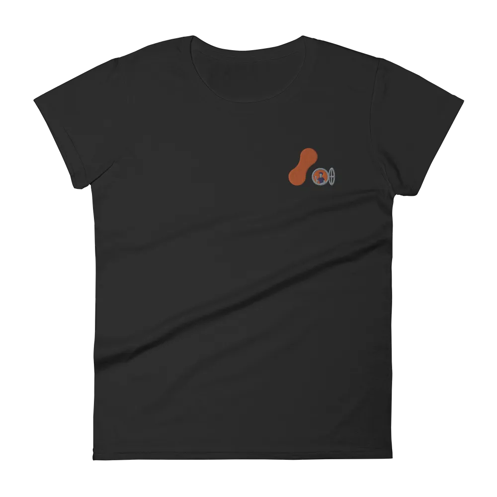 Women's Embroidered T-shirt - Adaptavist Hello Design